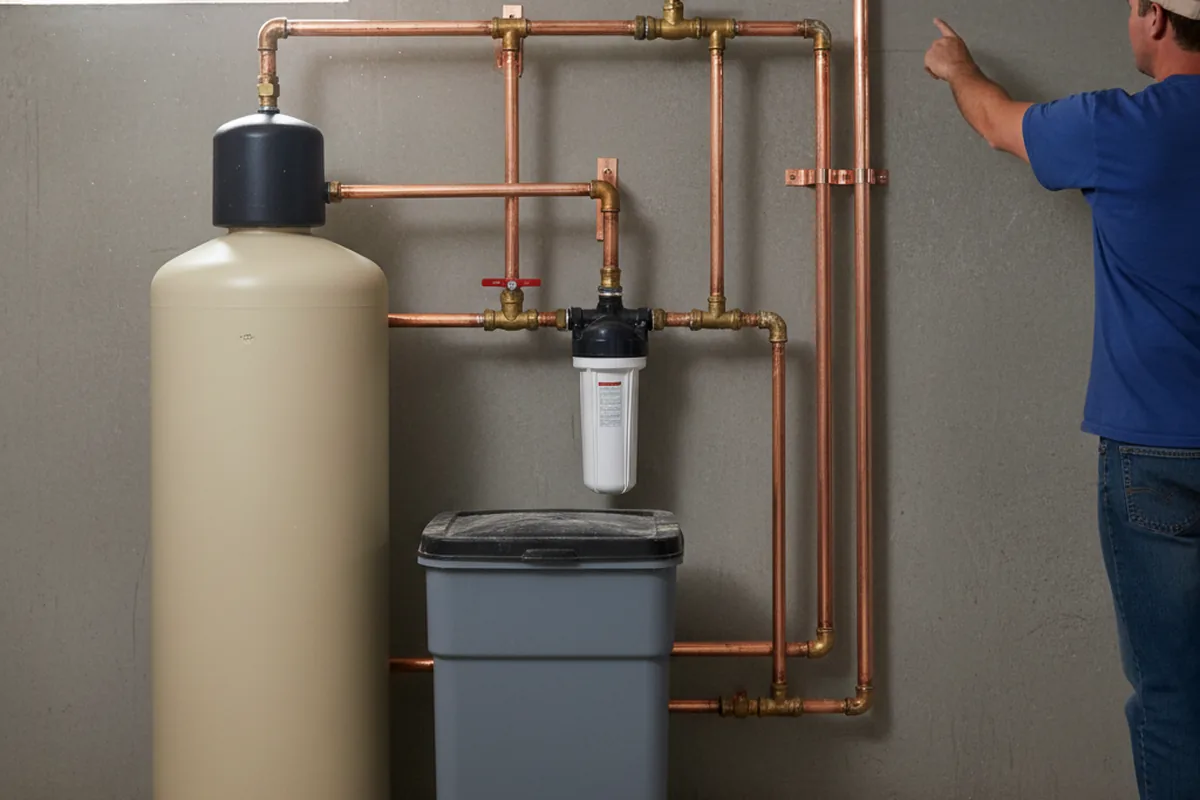 Whole-house water treatment system installed in Lapel